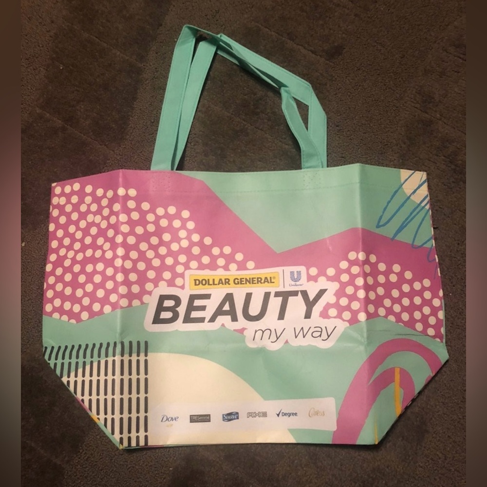 *6 for $10* Dollar General Beauty My Way Reusable Tote Bag Shopping Bag Large
